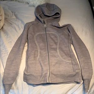 Lululemon grey scuba hoodie
